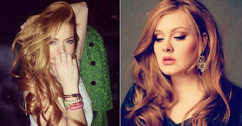 Foto: Reprodução / Instagram: Adele | Lindsay Lohan