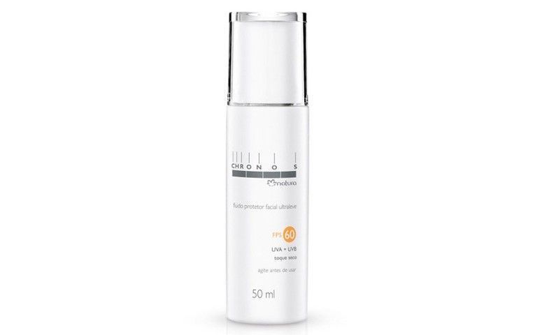 Chronos Fluido Protetor Solar Facial Ultraleve Tonalizante FPS 60 por R$ 59,50 na Natura