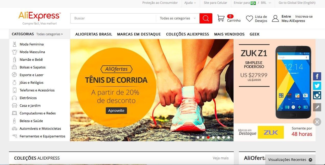 Foto: Reprodução / Aliexpress