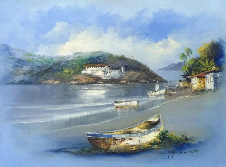 Pintura em tela por R$430 no Elo7
