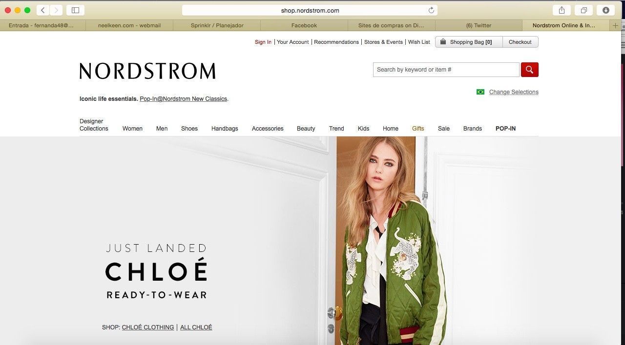 Foto: Reprodução / Nordstrom