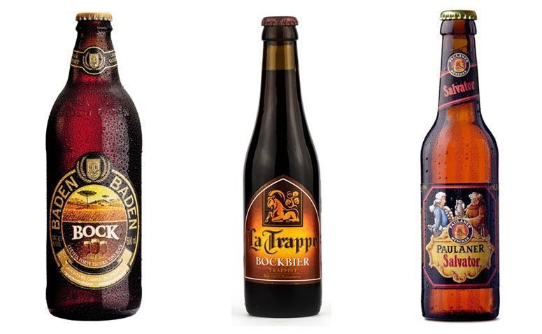 Sugestões: Baden Baden Bock, La Trappe e Paulaner Salvator
