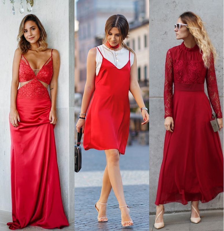 sapato vestido vermelho