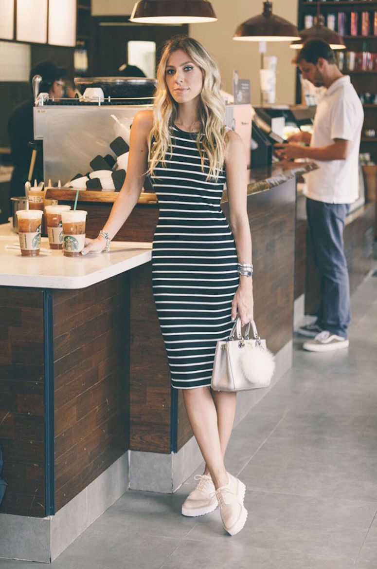 looks vestidos e tenis