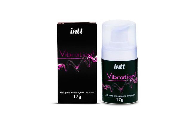Gel para Massagem Feminino – Intt Vibration por R$ 18,00 na <a href="http://www.lojadoprazer.com.br/prod,IDLoja,343,IDProduto,3138004,cosmeticos-gel-feminino-gel-para-massagem-vibration---estimula-e-vibra---vibrador-liquido---17-g" target="_blank">Loja do Prazer</a>. Causa leves vibrações no local aplicado. Disponível nos aromas Chocolate, Menta, Morango e Pêssego.