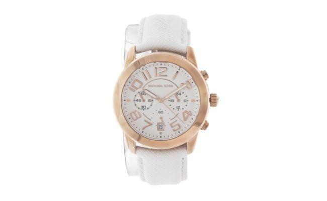 Relógio Michael Kors por R$ 1.650,00 na <a href="http://www.dafiti.com.br/Relogio-Michael-Kors-MK22892BN-Branco-1371388.html" target="_blank">Dafiti</a>