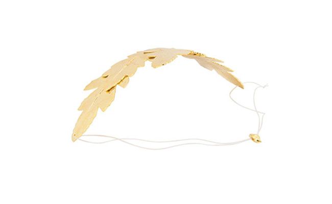 Tiara kelopak emas Barban Mandelli untuk R $ 329.90 dalam Lojas Americanas