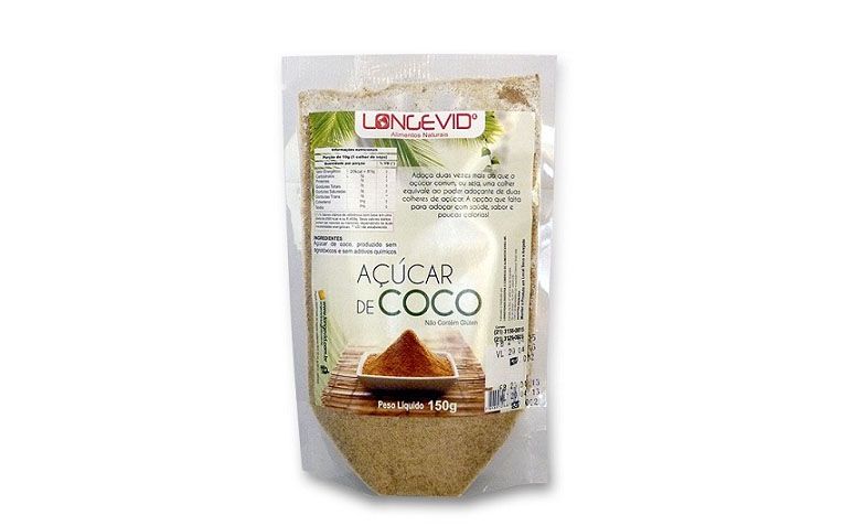 Açúcar de coco 150g por R$36,50 na <a href="http://longevidalimentosnaturais.com.br/acucar-de-coco.html" target="_blank">Longevid</a>
