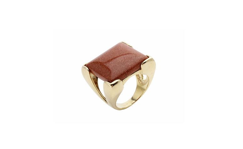 Anel com pedra do sol por R$79,00 na <a href=" http://www.mylovebijoux.com/anel-pedra-do-sol-quadrado.html" target="blank_">My Love Bijoux</a>