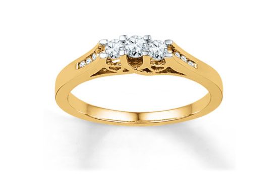 Anel de noivado Jared "Gallery of Jewellry" US$499,99 (aprox.1.200 Reais)