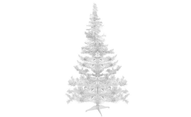Árbol de navidad blanco 1,80 m de R $ 159,90 noExtra