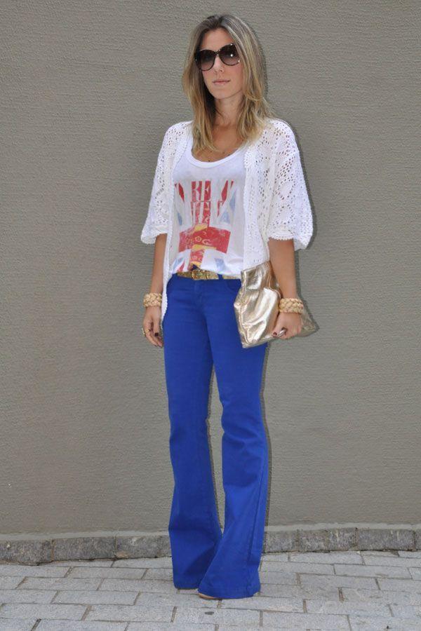 Foto: Reprodução / <a href="http://www.glam4you.com/meu-look-blanc-et-bleu/" target="_blank">Glam4you</a>