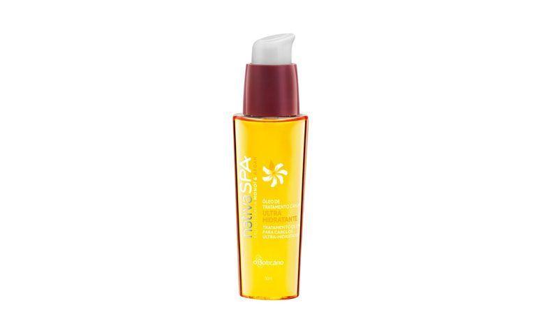 Óleo de tratamento Boticário por R$44,99 na <a href="http://www.boticario.com.br/nativa-spa-oleo-de-tratamento-intensivo-para-cabelos-monoi---argan-50ml-22111/p?idsku=2002466&gclid=CNvSi5nB1cUCFQYRHwod_lUAVg" target="blank_">O Boticário</a>