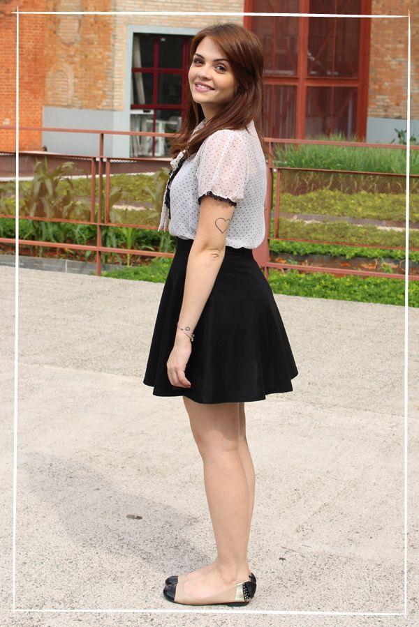 Foto: Reprodução / <a href="http://karolpinheiro.com.br/tag/skater-skirt/ " target="_blank">Karol Pinheiro</a>