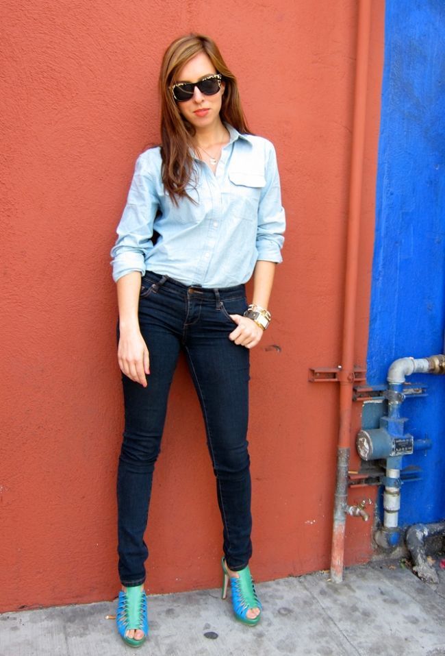 Foto: Reprodução / <a href="http://www.sydnestyle.com/2011/04/ttf-fashion-diary-double-denim/" target="_blank">Sydne Style</a>