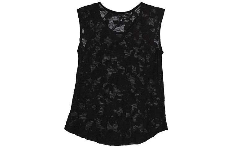 Blusa de renda preta My Place por R$79 na <a href="http://www.fashiondelivery.com.br/t-shirt-my-place-bainha-redonda-preta-212020/p" target="blank_">Fashion Delivery</a>