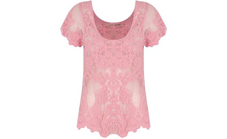 merah jambu baju lace untuk $ 119 dalam Capitollium