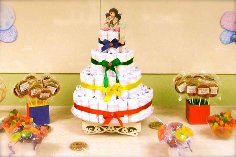 Foto: Reprodução / <a href="http://kalinkacarvalho.com.br/blog/bolo-de-fraldas" target="_blank">Kalinka Carvalho</a>