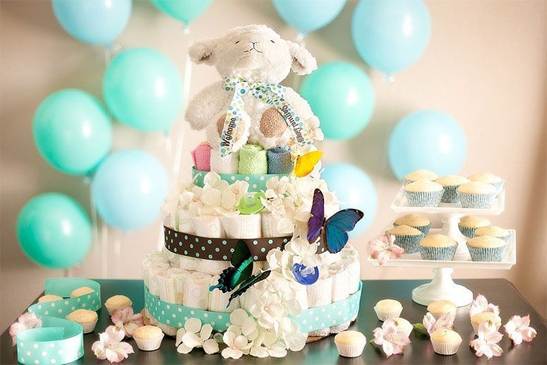 Foto: Reprodução / <a href="http://www.personalcreations.com/blog/diaper-cake-how-to" target="_blank">Personal Creations</a>
