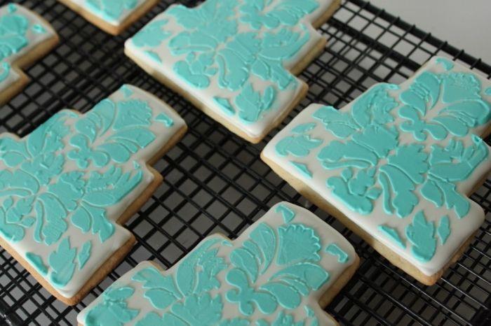 Foto: Reprodução / <a href="http://lilmisscakes.com/2011/tiffany-blue-inspired-cookies" target="_blank">Lil Miss Cakes</a>