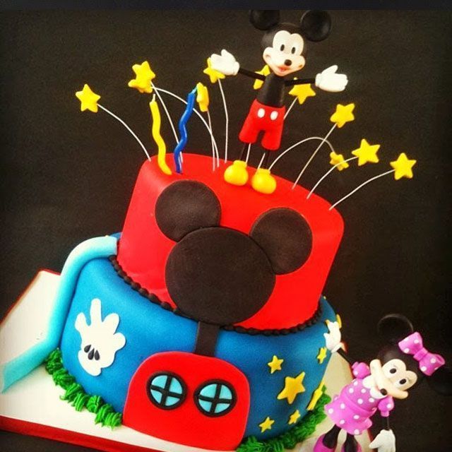 Foto: Reprodução / <a href="http://donamariabolosdecorados.blogspot.com.br/2013/10/bolo-mickey-house.html" target="_blank">Blog Paula Moura Leite</a>