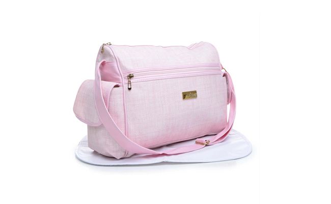 Bolsa Básica Palha Rosa Majov por R$244,90 na loja <a href="http://www.tricae.com.br/bolsa-basica-palha-rosa-majov-baby-57538.html " target="_blank">Tricae</a>