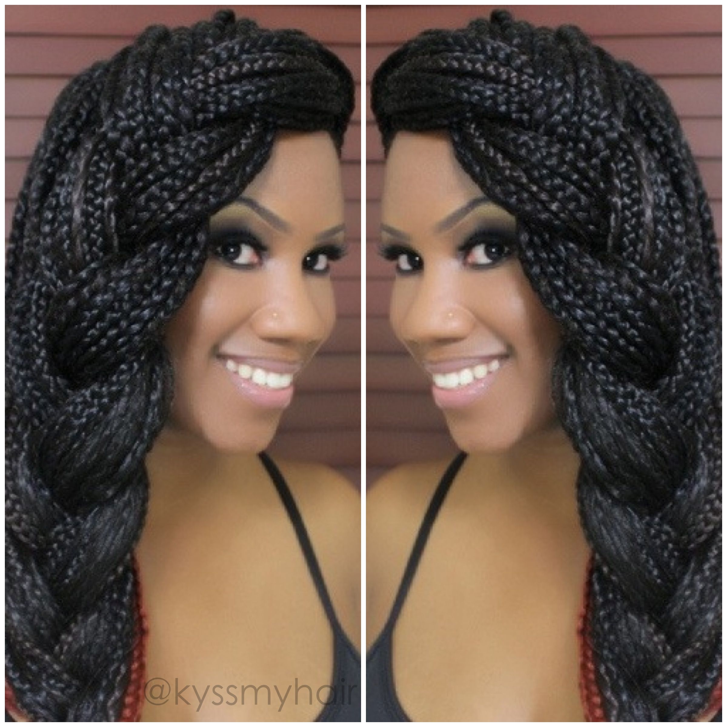 Foto: Reprodução / <a href="http://www.kyssmyhair.com/wp-content/uploads/2013/08/styles-for-box-braids3.jpg" target="_blank">Kiss My Hair</a>