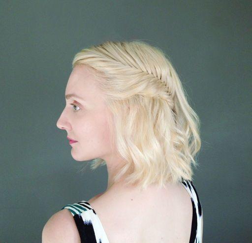 Foto: Reprodução / <a href="http://thebeautydepartment.com/2014/05/half-updo-short-hair/" target="_blank">The Beuty Department</a>