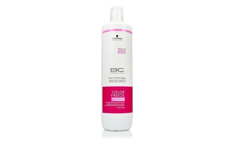 Schwarzkopf Color Freeze Shampoo de Brilho por R$89,00 na <a href="http://www.cabeleza.com.br/schwarzkopf-bc-color-freeze-shampoo-de-brilho---1250ml-6347/p" target="blank_">Cabeleza</a>