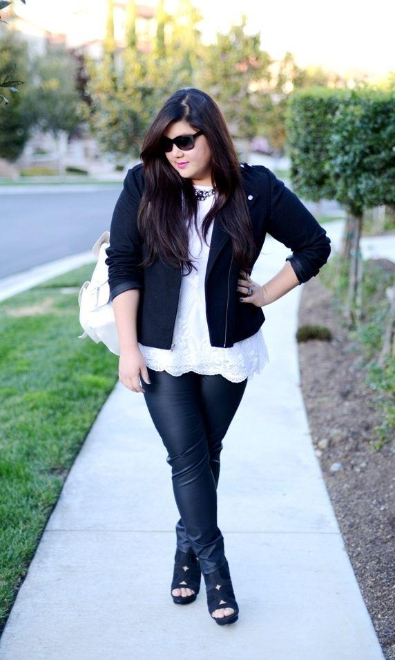 Foto: Reprodução / <a href="http://www.curvygirlchic.com/2013/02/black-and-white.html" target="_blank">Curvy Girl Chic</a>