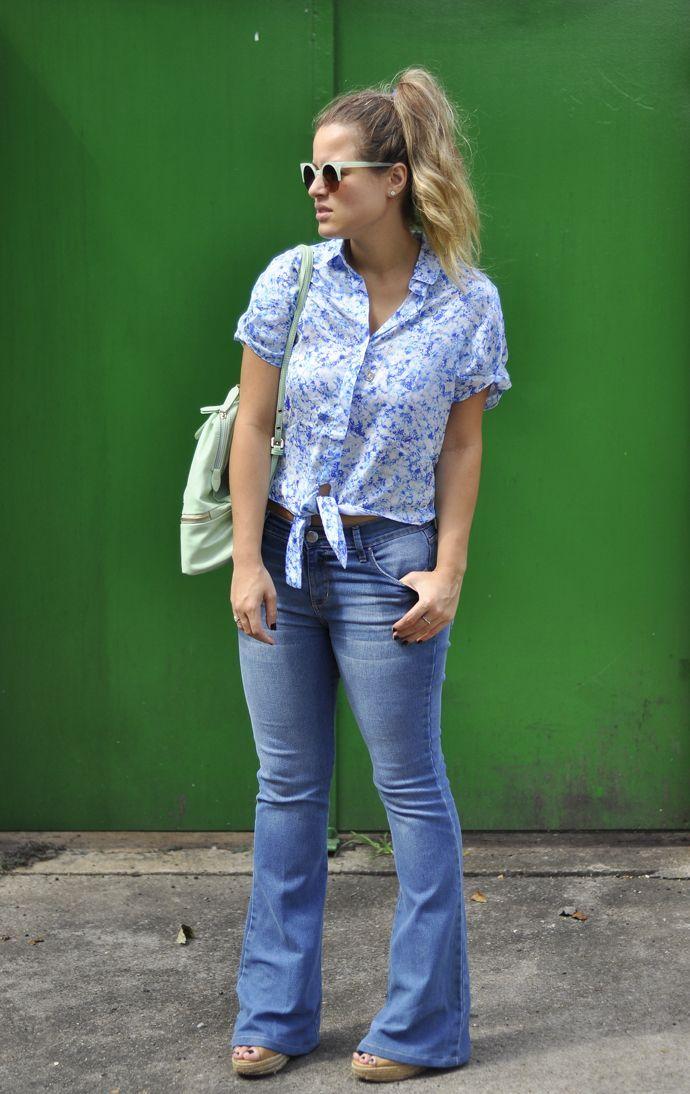 Foto: Reprodução / <a href="http://www.sherons.com.br/dia-camisa-flare-jeans" target="_blank">Sherons</a>