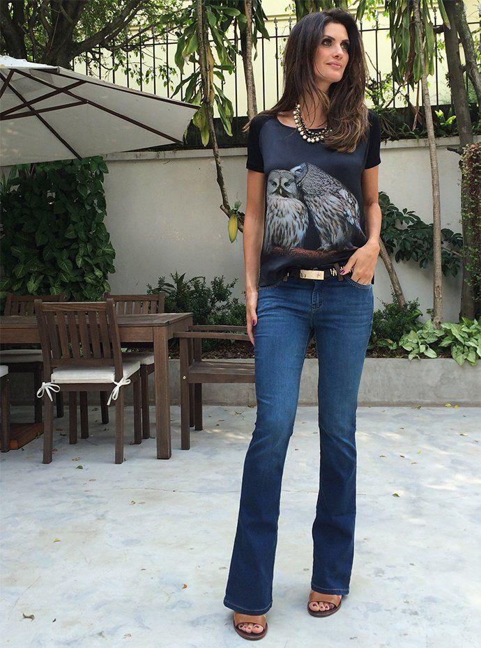 bota tratorada com calça flare