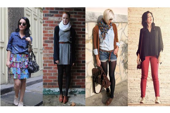 O oxford é uma ótima opção para quem quer deixar o look mais moderninho. Invista em meias, deixando a produção ainda mais estilosa.