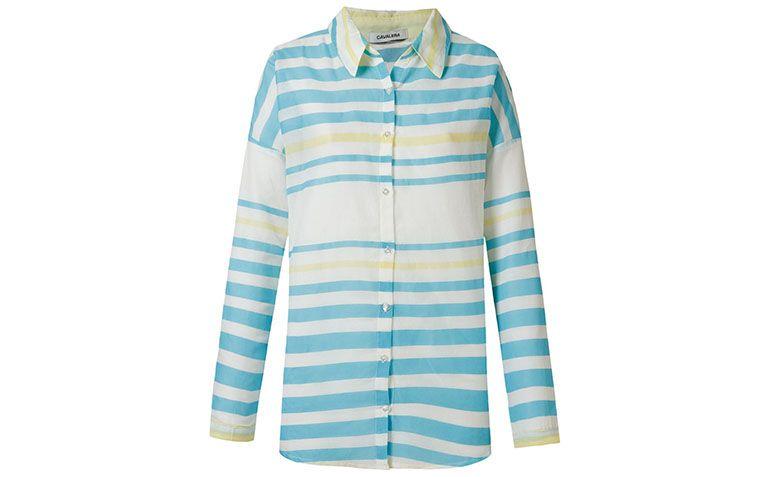 Camisa listrada azul, verde e branca Cavalera por R$99 na <a href="http://ad.zanox.com/ppc/?29469493C40749417&ULP=[[http://www.farfetch.com/br/shopping/women/cavalera-camisa-listrada-item-11217692.aspx?utm_source=zanox&utm_medium=link&utm_campaign=deeplink_generator]]" rel="nofollow" target="blank_">Farfetch</a>