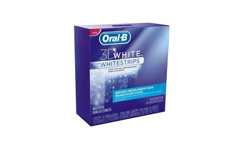 Clareador Dental Oral-B por R$69,90 na <a href="http://www.netfarma.com.br/Produto/20547/clareador-dental-oral-b-3d-whitestrips" target="blank_">Netfarma</a>