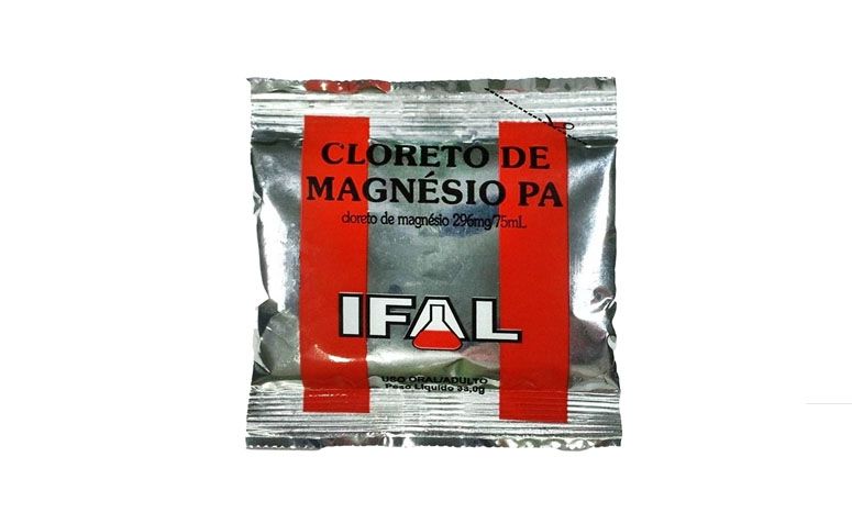 Cloreto de magnésio em pó Ifal por R$4,28 na <a href="http://www.dietacrua.com.br/cloreto-de-magnesio-pa-em-po-33g-ifal-p128/" target="blank_">Dieta Crua</a>
