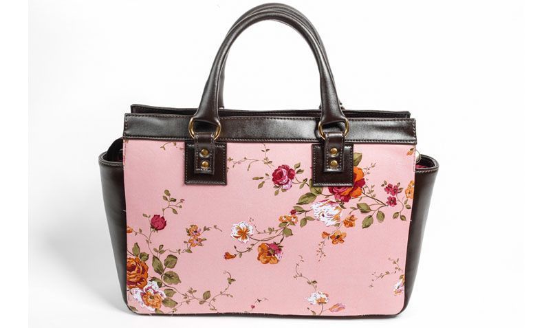 Bolsa com estampa floral La Loba
