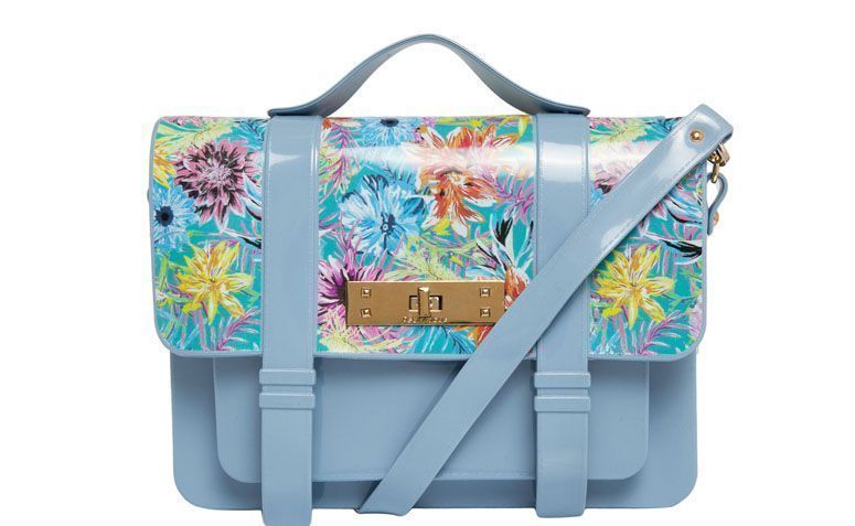 Bag blue flowers strips Petite Jolie for R $ 149.99 in Dafiti