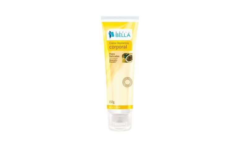 Creme depilatório corporal Depil Bella por R$20,40 na <a href="http://www.superbonitacosmeticos.com.br/depil-bella-creme-depilatorio-corporal-maracuja-e-pronalen-150g/p" target="blank_">Super Bonita Cosméticos</a>