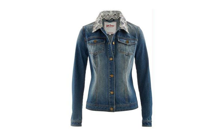 Jeans jacka för $ 159,00 i Posthaus