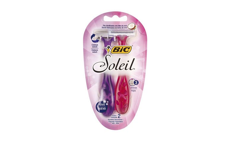 Aparelho de depilação Bic Soleil por R$8,99 nas <a href="http://www.lojasrede.com.br/produto/Aparelho-de-Barbear-Bic-Soleil-Rosa-E-Roxo-Com-2-Unidades-136455" target="blank_">Lojas Rede</a>