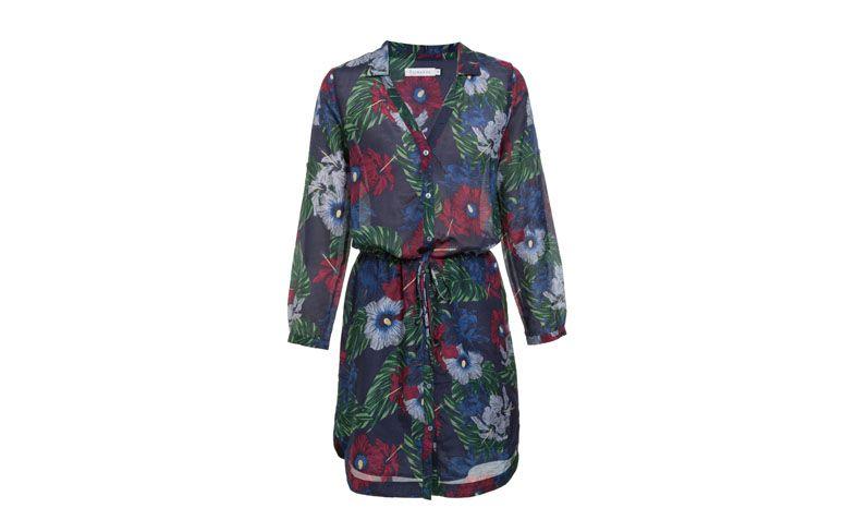 Vestido chemise floral por R$381 na <a href="http://www.oqvestir.com.br/vestido-richards-new-chemise-floral---marinho-57365.aspx/p" target="_blank">OQ Vestir</a>