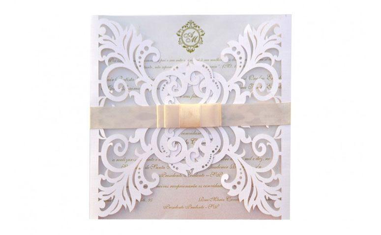 Convite corte a laser por R$21 por unidade na <a href="http://www.papelconvite.com.br/convite-corte-a-laser-173.html" target="blank_">Papel Convite</a>