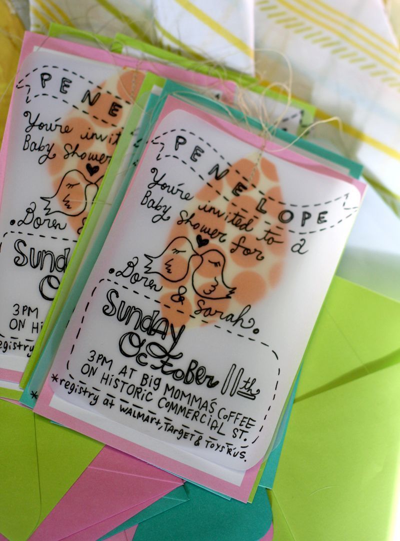 Foto: Reprodução / <a href="http://www.abeautifulmess.com/2009/10/handmade-baby-shower-invites.html" target="_blank">A beautiful mess</a>