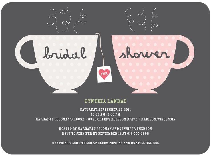 Foto: Reprodução / <a href="http://www.weddingpaperdivas.com/product/8297/signature_white_bridal_shower_invitations_charming_teacups.html#color/03" target="_blank">Wedding paper divas</a>