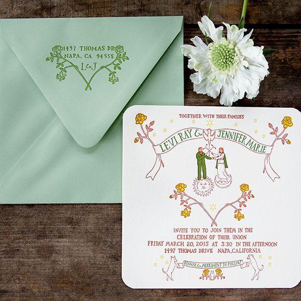 Foto: Reprodução / <a href="http://ohsobeautifulpaper.com/2015/05/jen-levis-alchemy-inspired-wedding-invitations/" target="_blank">Oh so beautiful paper</a>