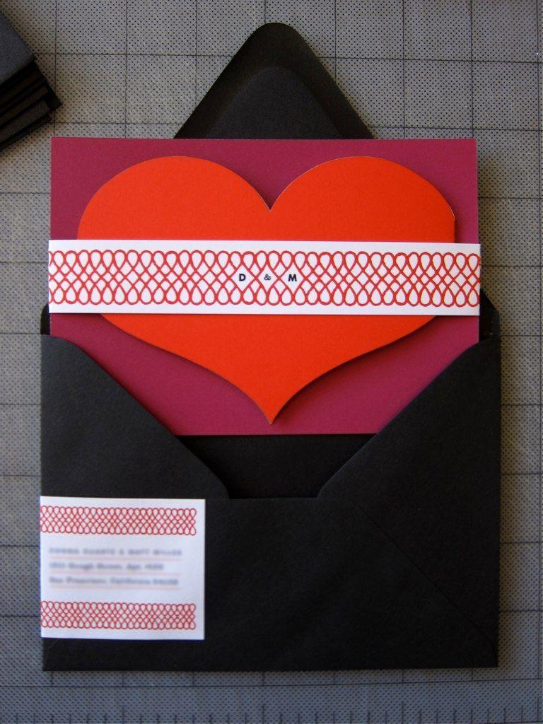 Foto: Reprodução / <a href="http://theindigobunting.blogspot.com.br/2010/02/heart-invitations.html" target="_blank">The indigo Bunting</a>