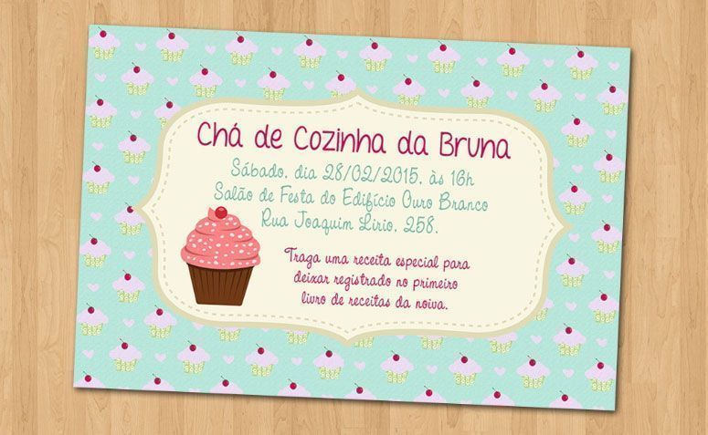 Convite cupcakes por R$ 1,60 no <a href="http://www.elo7.com.br/convite-cha-de-cozinha-cupcake/dp/4D590F#hsn=0&df=d&uso=d&smk=0&pso=up&osbt=b-o&srq=1&sv=0 " target="_blank">Elo7</a>