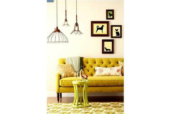 Decoração color blocking para quem gosta de ousar.