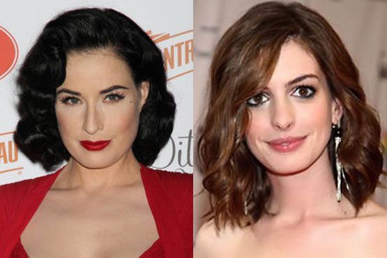 Diva Von Teese e Anne Hathaway